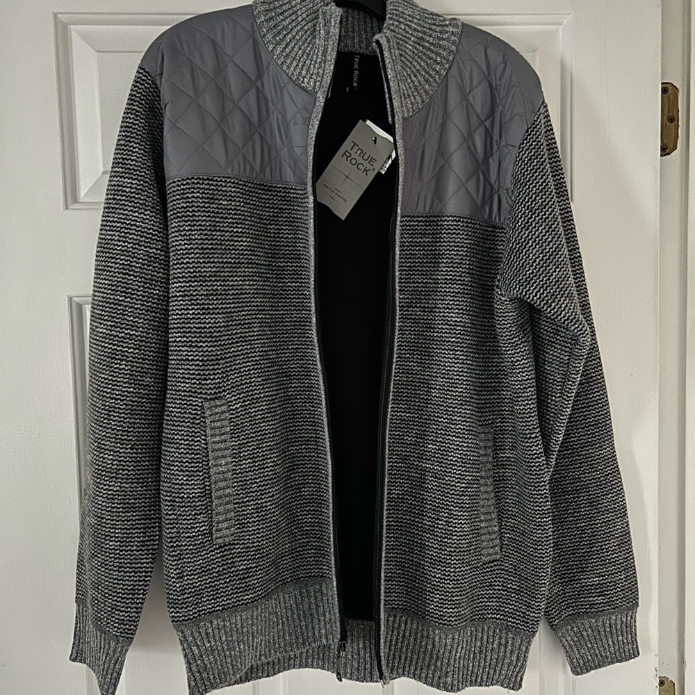 True Rock Men's Gray Sweater